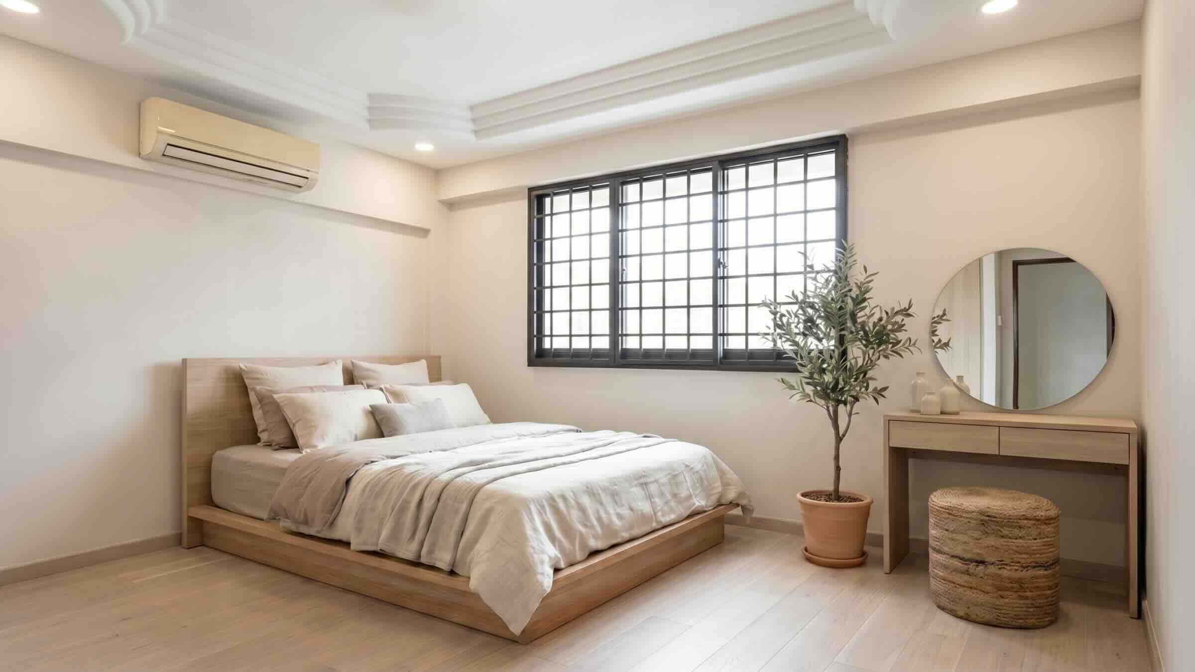 A property interior, virtually staged
